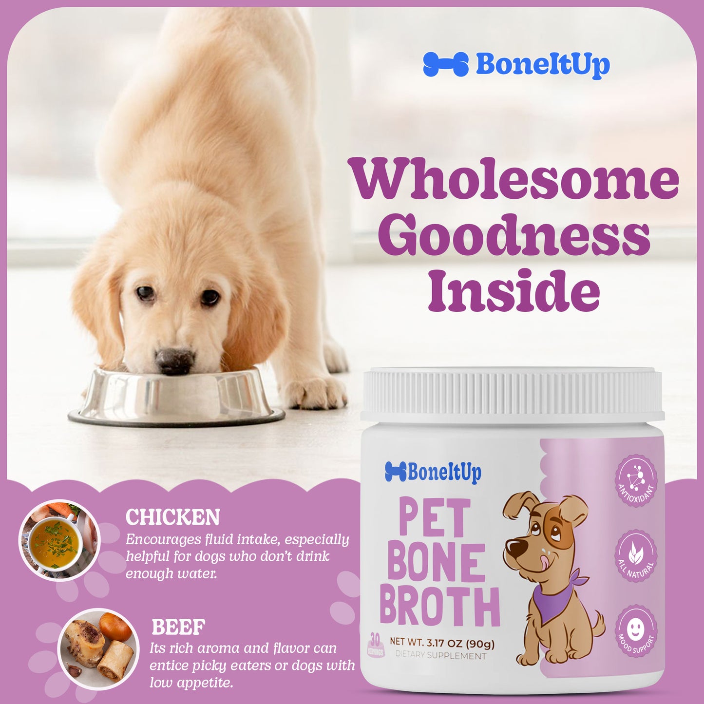 BoneItUp® Bone Broth Beef & Chicken