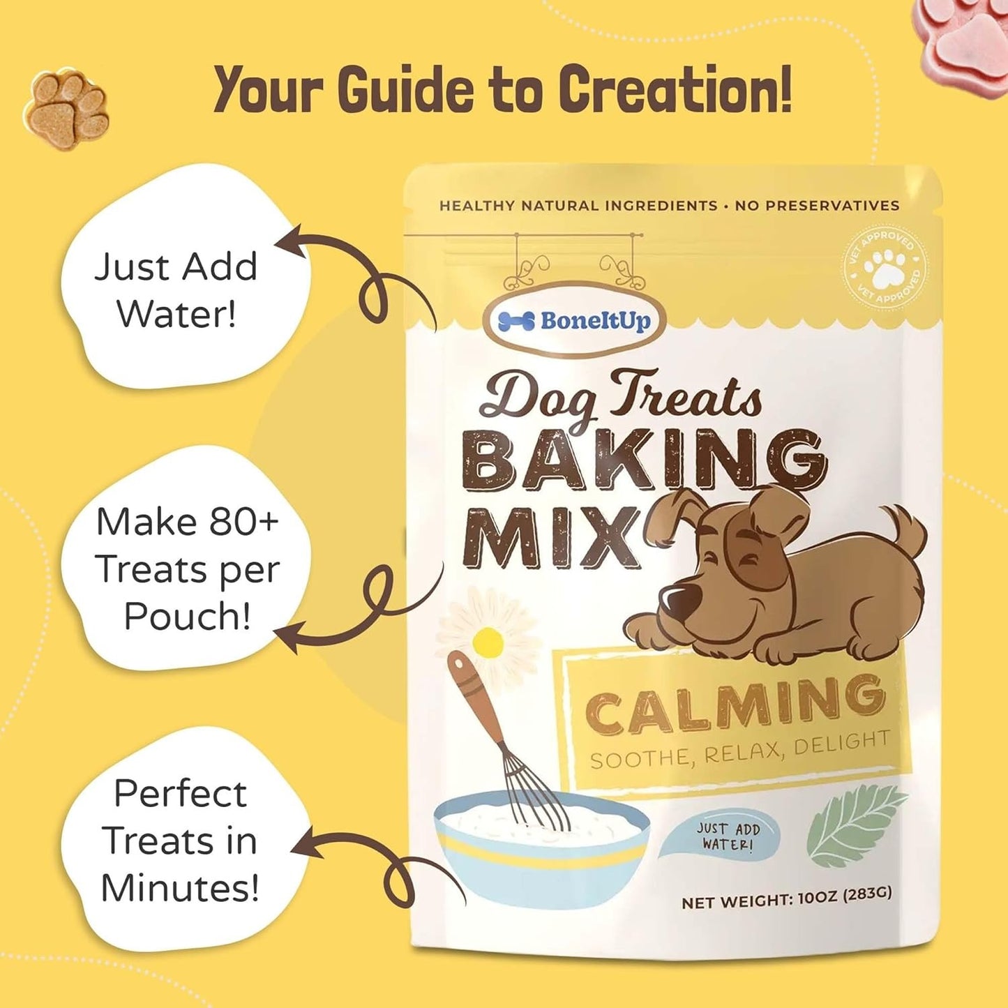 BoneItUp Dog Treats Baking Mix (Calming)