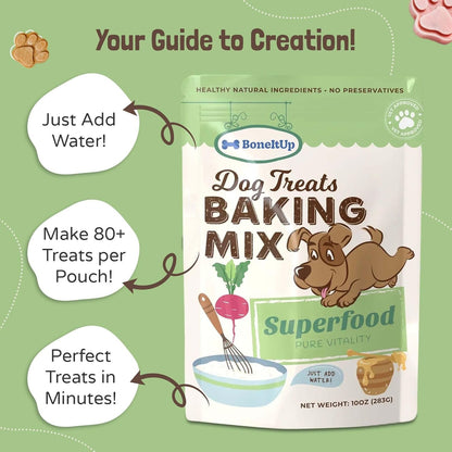 BoneItUp Dog Treats Baking Mix (Superfood)