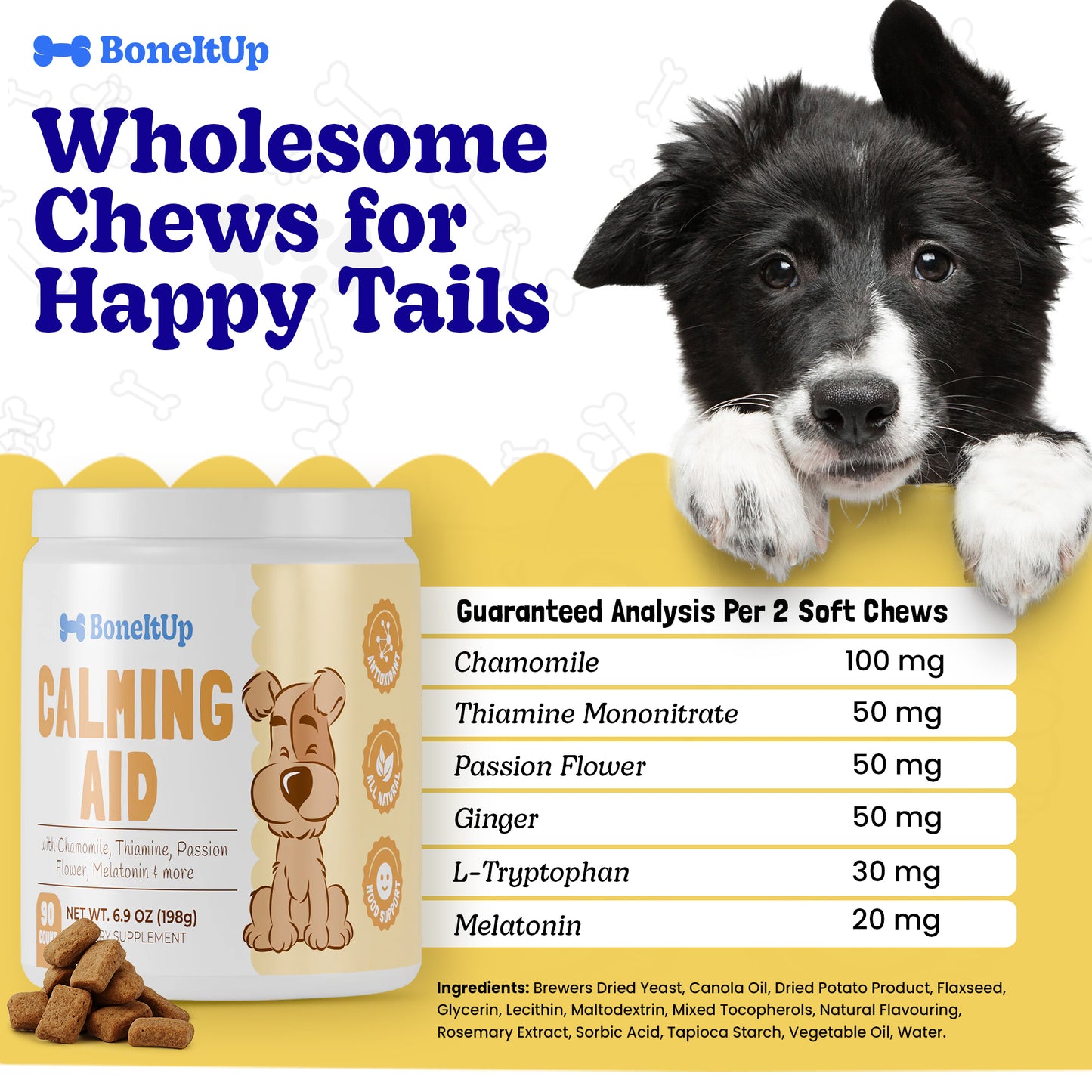 BoneItUp® Calming Relax Chews 90ct