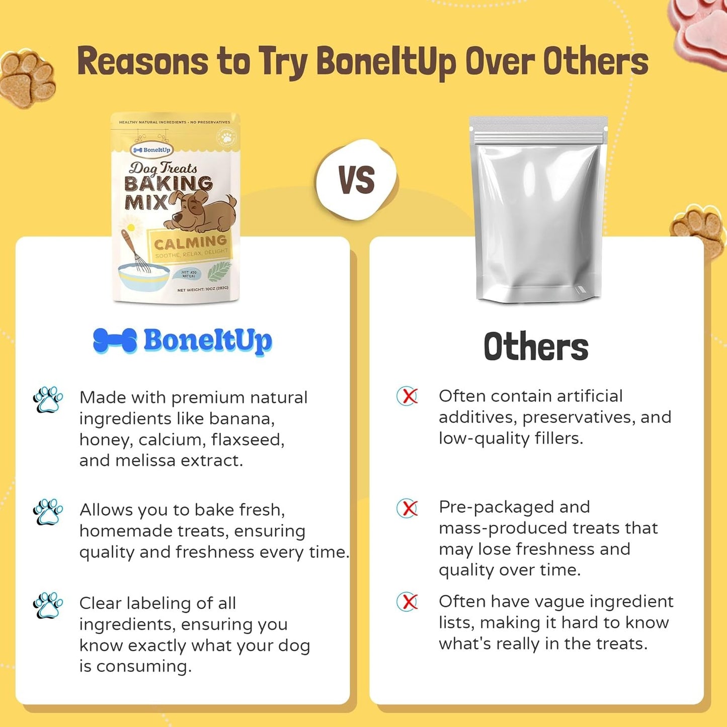 BoneItUp Dog Treats Baking Mix (Calming)