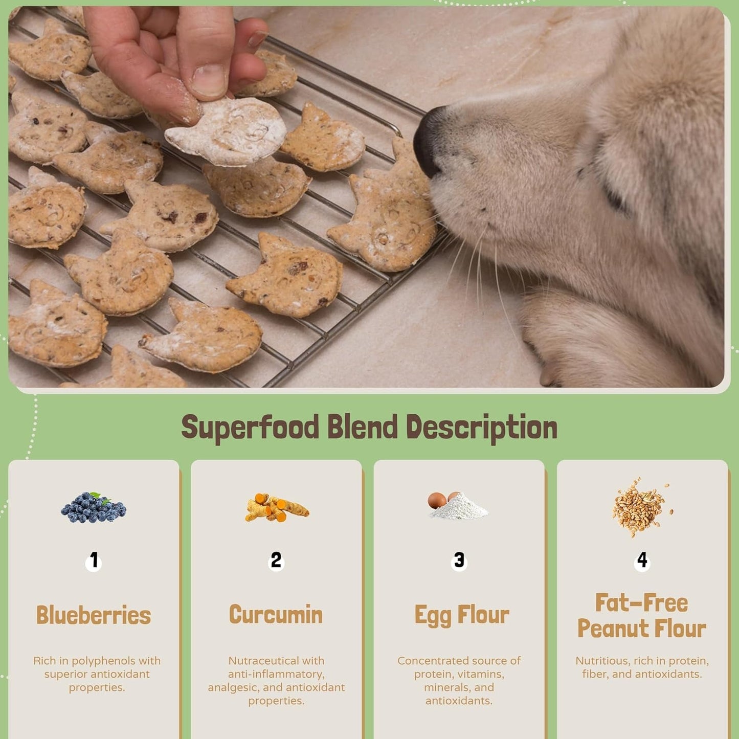 BoneItUp Dog Treats Baking Mix (Superfood)