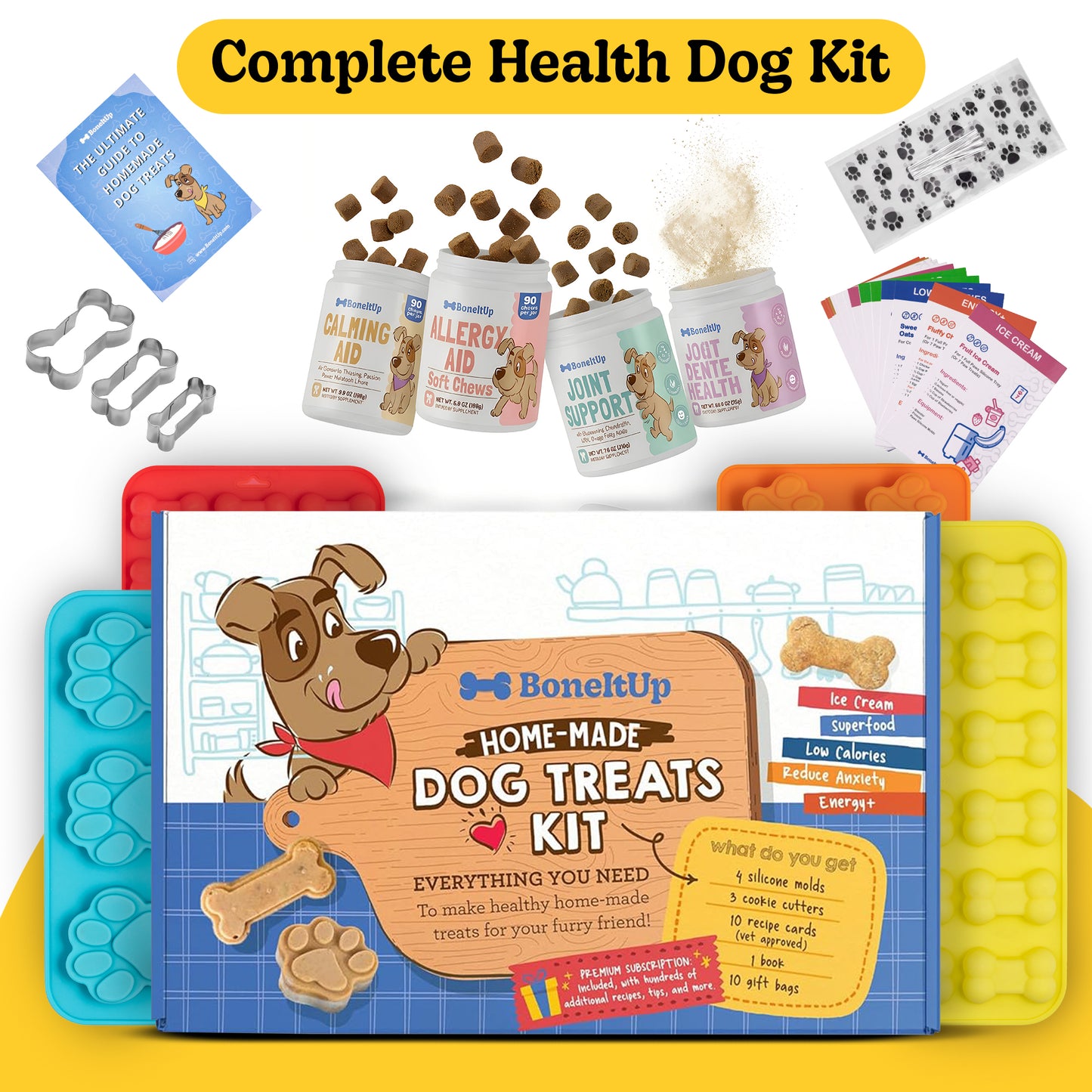 Complete Health & Treats Bundle (Dog Kit + Supplement Bundle)