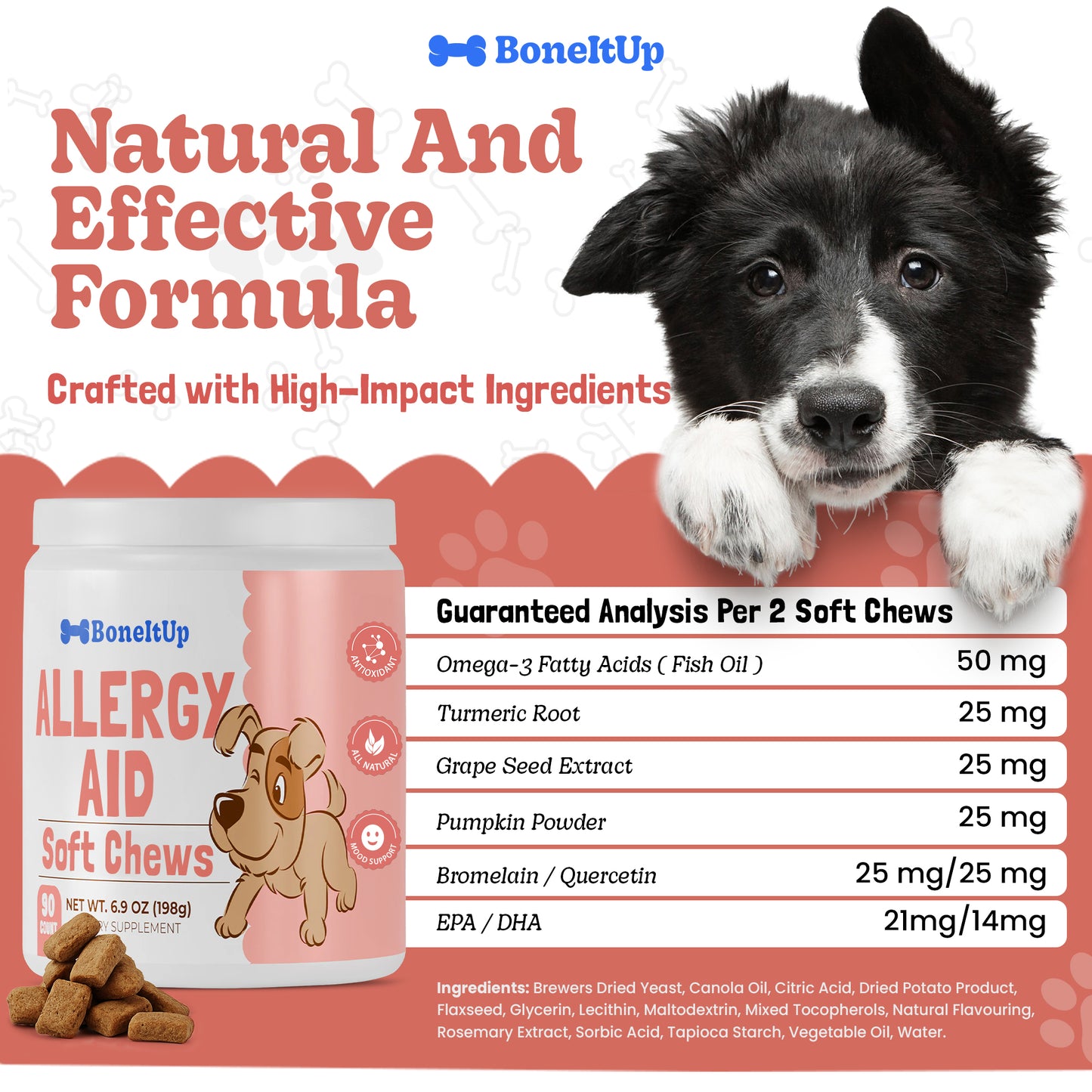 BoneItUp® Allergy Aid Chews 90ct