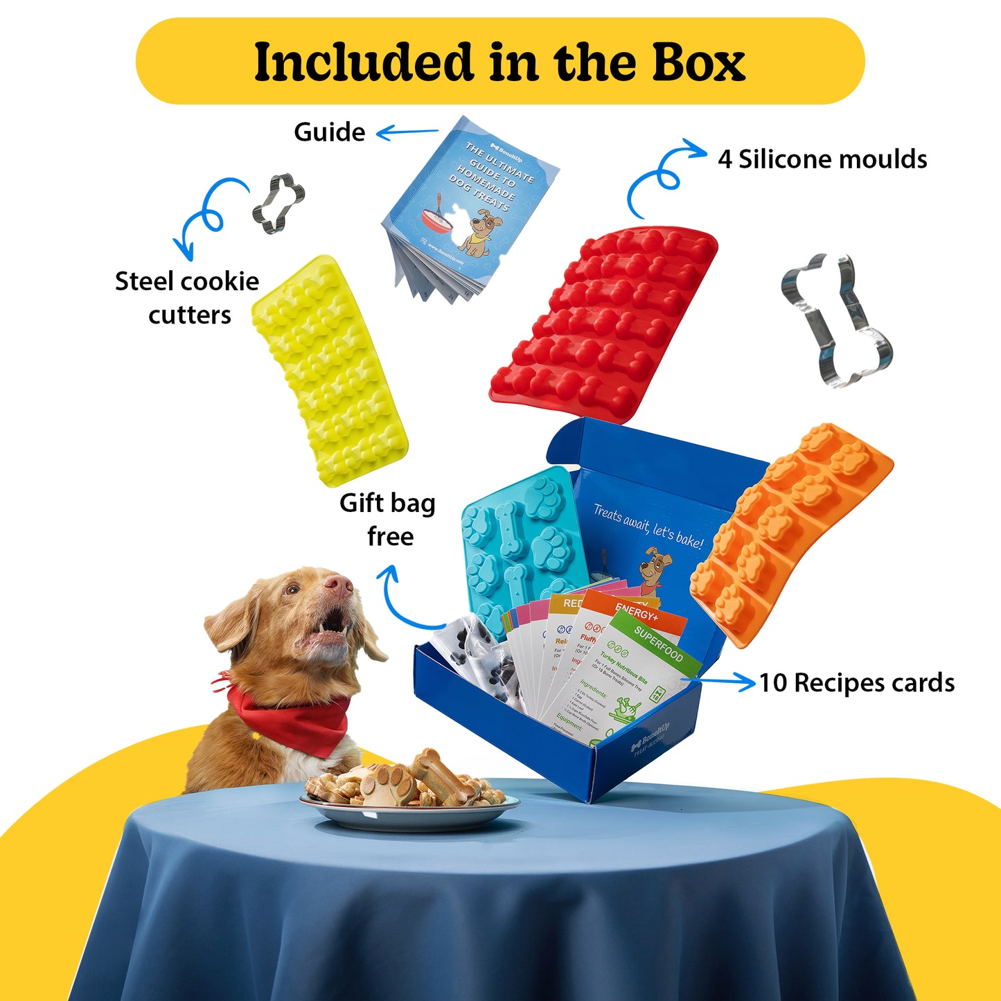 Ultimate Dog Treats Bundle (Dog Kit + Baking Mix - Multi-Pack)