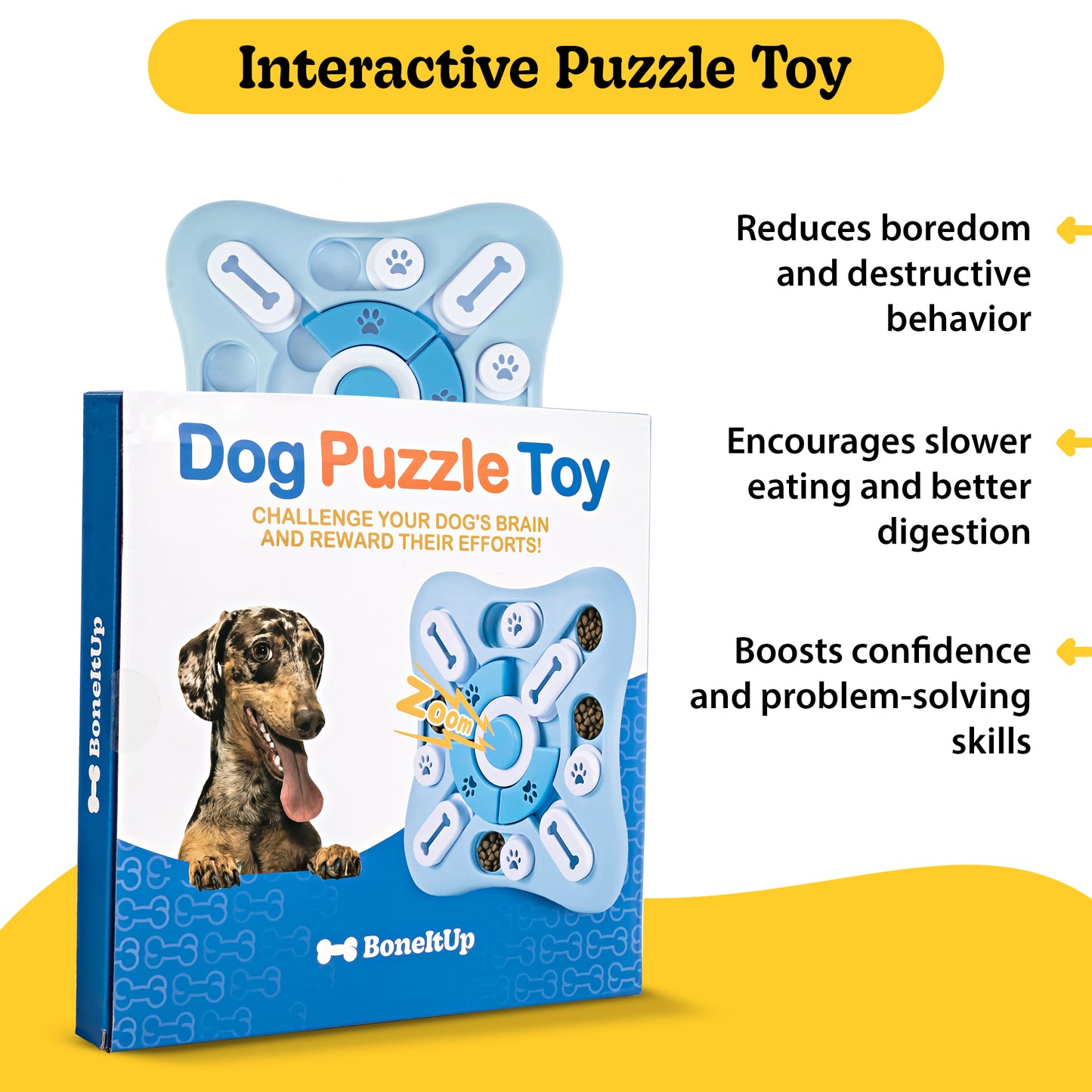 Calm & Play Enrichment Bundle (Dog Kit + Lick Mat + Puzzle Toy)