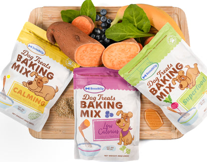 BoneItUp® Dog Treats Baking Mix (3 Blends Bundle)