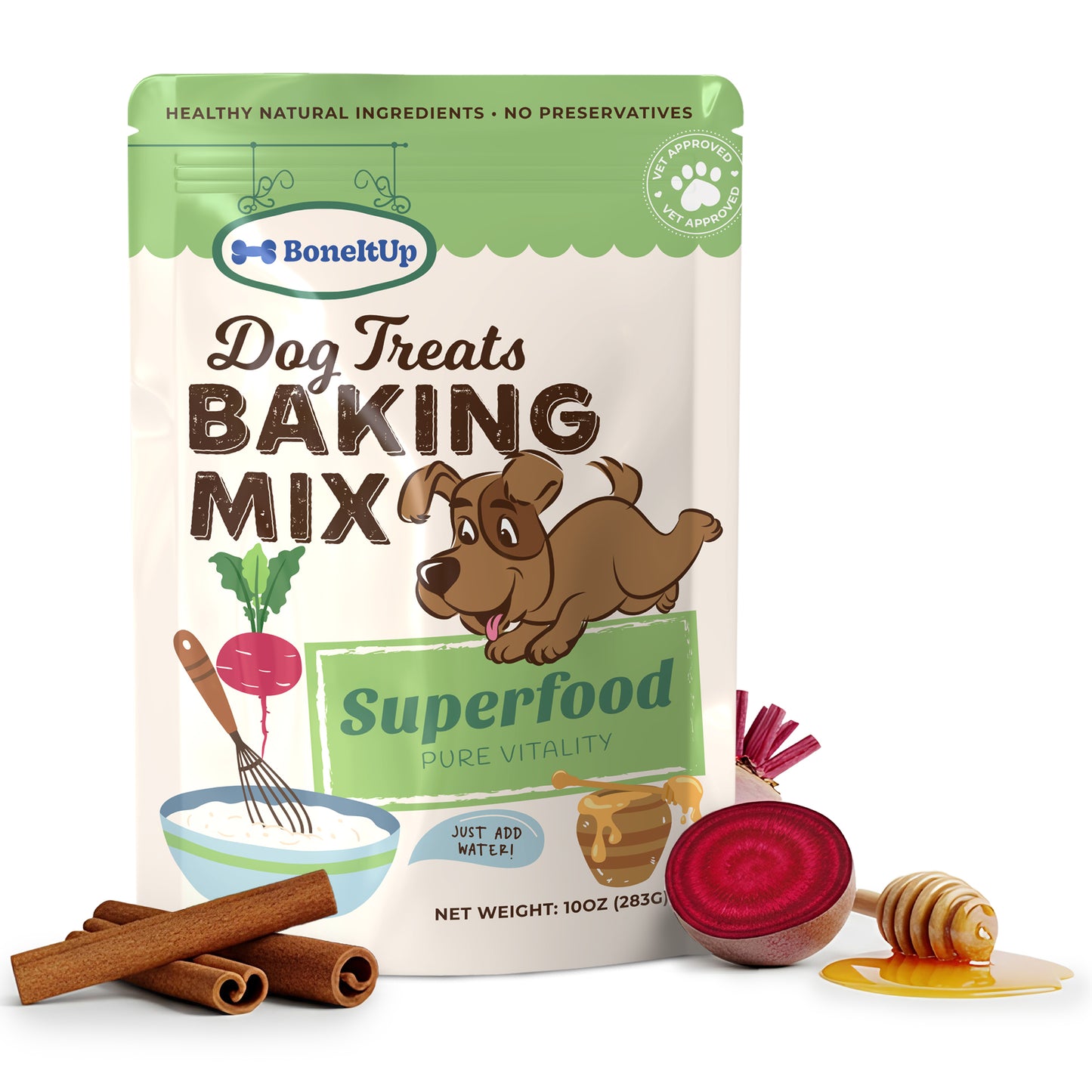 BoneItUp Dog Treats Baking Mix (Superfood)