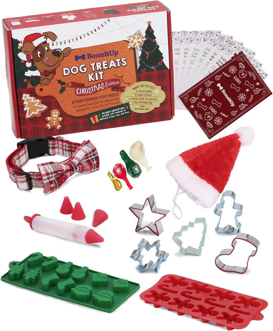 BoneItUp® 크리스마스 에디션 키트 강아지