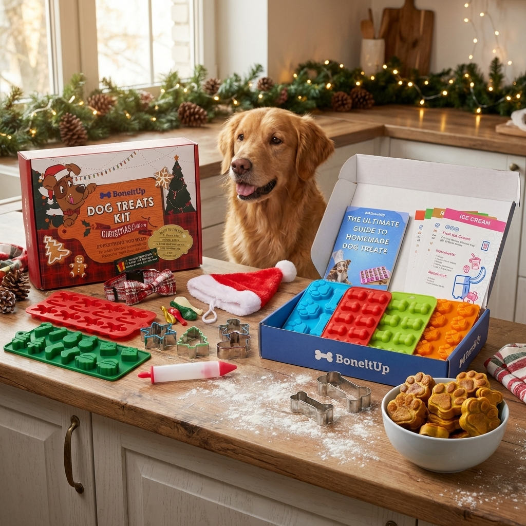 Festive Dog Treat Bundle (Dog Treat Kit + Christmas Kit)