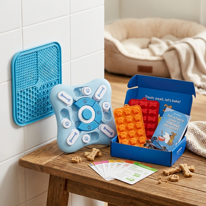 Calm & Play Enrichment Bundle (Dog Kit + Lick Mat + Puzzle Toy)