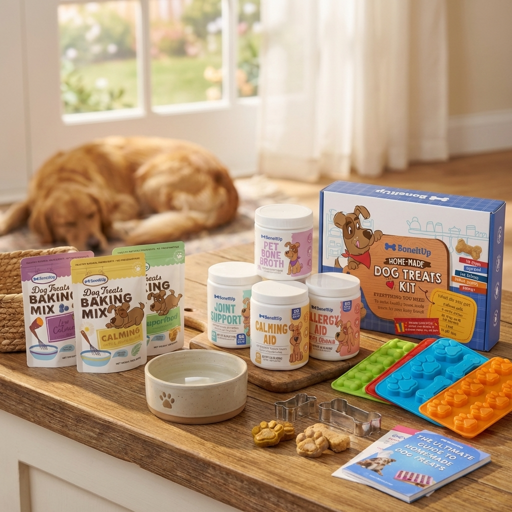 Total Dog Wellness Bundle (Dog Treat Kit + Supplements + Baking Mix - Multipack)