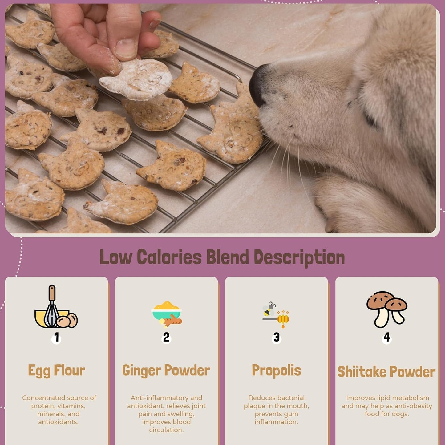 BoneItUp Dog Treats Baking Mix (Low Calories)