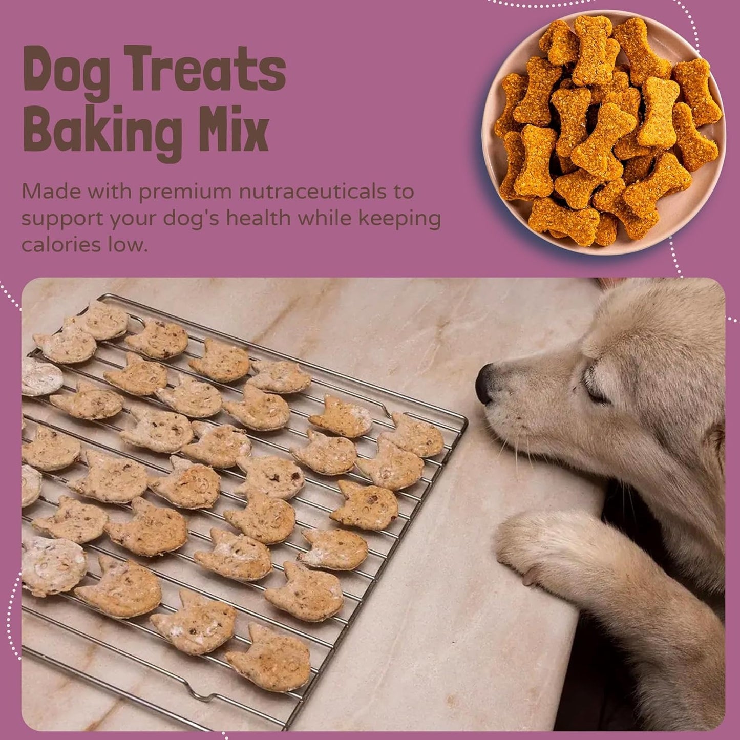 BoneItUp Dog Treats Baking Mix (Low Calories)