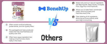 BoneItUp Dog Treats Baking Mix (Low Calories)